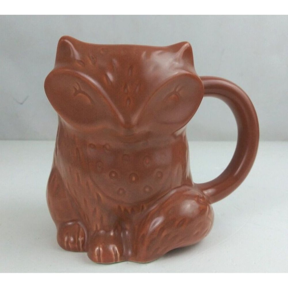 Threshold Stoneware 3D Fox Figural Ceramic Coffee Cup Mug